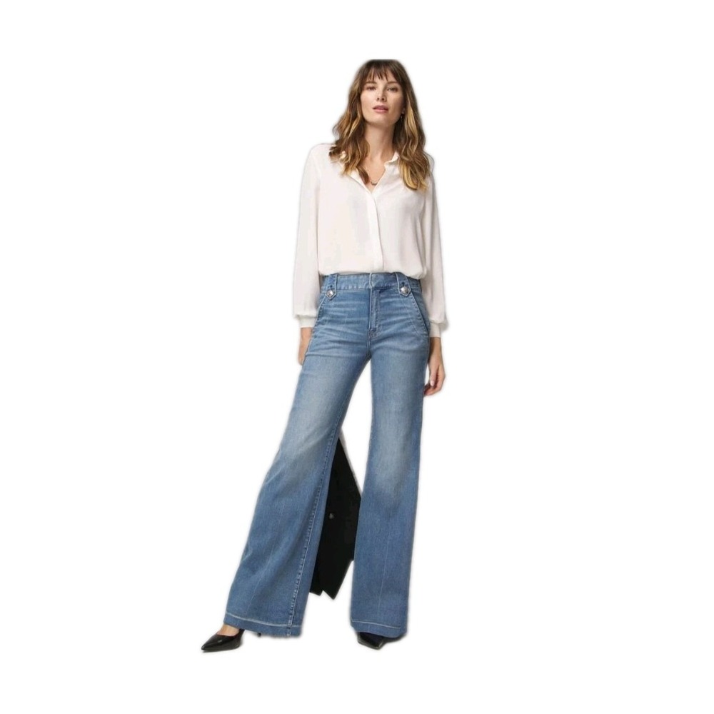 White House Black Market Mariner High Rise Wide Leg Everyday Soft Jeans Size 6